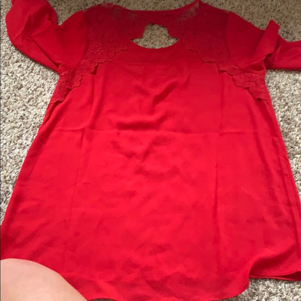 Red blouse - Picture 2 of 3